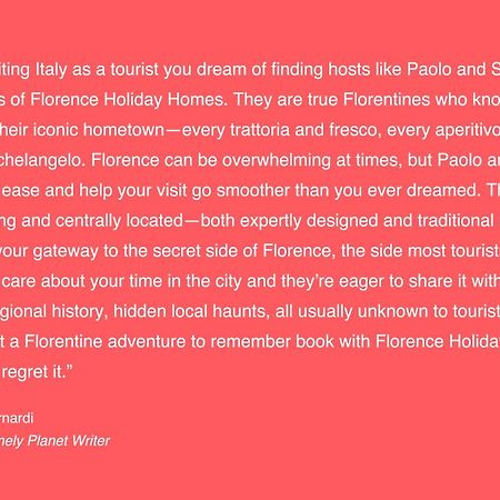 Florence Holiday Homes Ponte Vecchio Εξωτερικό φωτογραφία